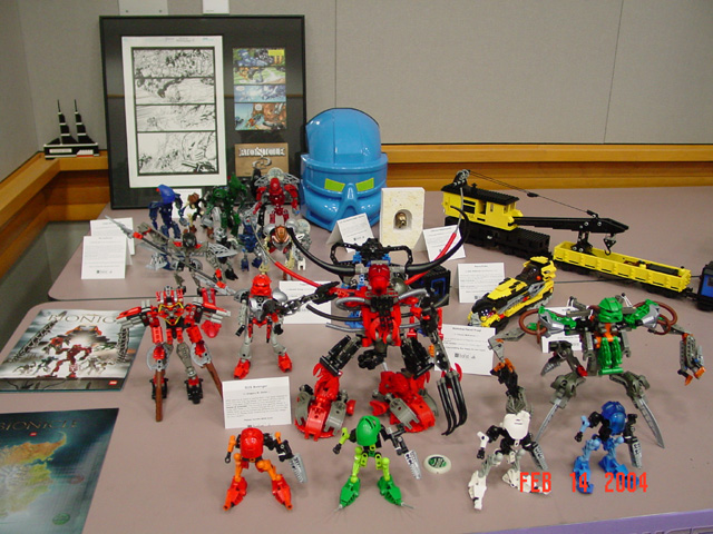 BrickFest PDX 2004 Bionicle Display