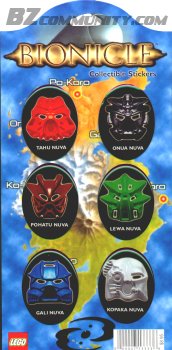 Toa Nuva Mask Stickers